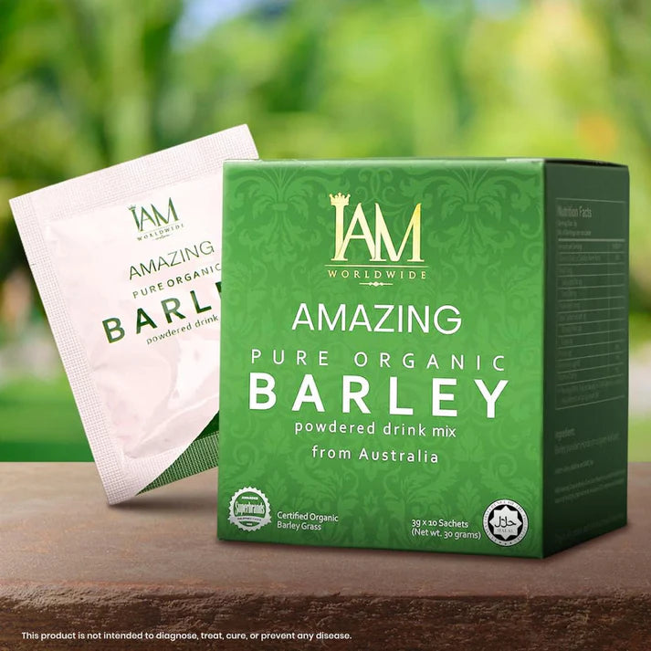 Amazing Pure Organic Barley Powder - Bronze Package - 12 Boxes