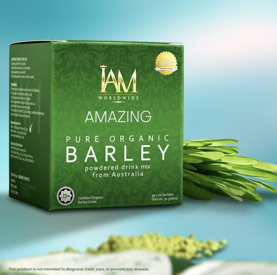 Amazing Pure Organic Barley - Platinum Package - 112 Boxes