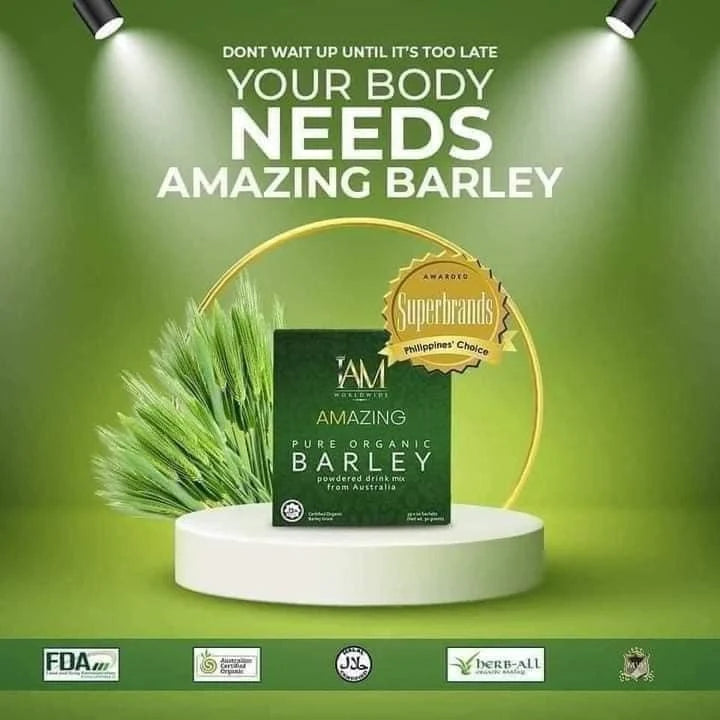 Amazing Pure Organic Barley Powdered Drink – 100% Natural Nutrition for Immunity and Wellness