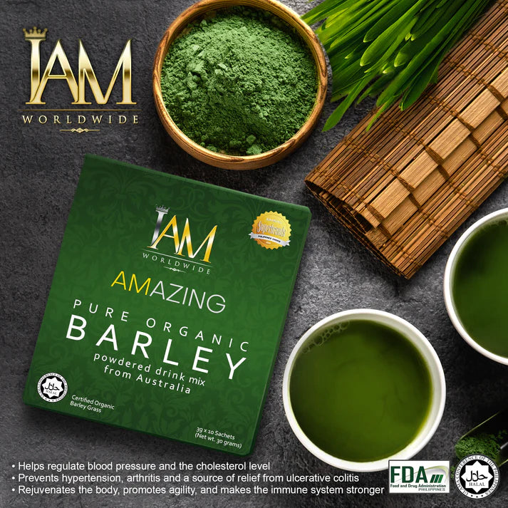 Kamangha-manghang Pure Organic Barley Powder - Pakyawan na Pakete ng Ginto - 45 Kahon