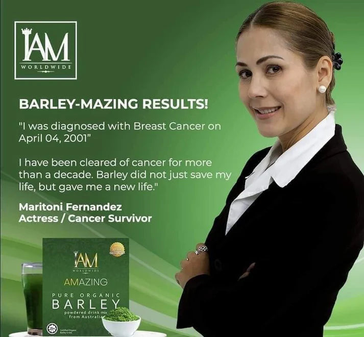 Amazing Pure Organic Barley Powder - Jade Package - 250 Boxes