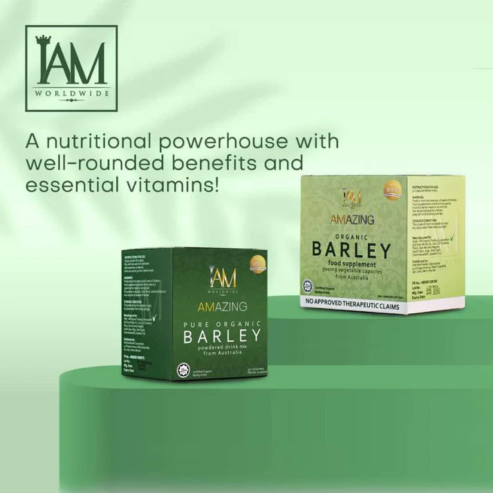 Amazing Pure Organic Barley Powder - Jade Package - 250 Boxes